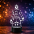 Lampă 3D gravată cu nume