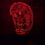 Süni 7 színű 3D led lámpa