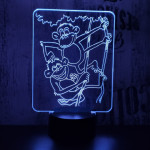 Majmok 7 színű 3D led lámpa