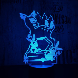 Akció Gyerekeknek 01 3D led lámpa