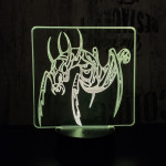 Hangya 7 színű 3D led lámpa