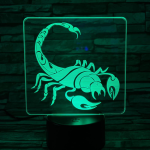 Skorpió 2 3D led lámpa