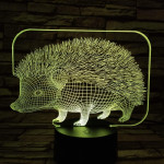 Süni 2 7 szinű 3D led lámpa