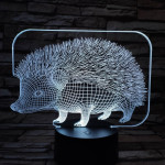 Süni 2 7 szinű 3D led lámpa