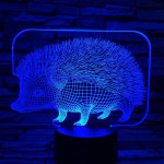 Süni 2 7 szinű 3D led lámpa