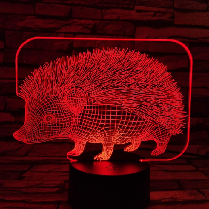 Süni 2 7 szinű 3D led lámpa