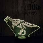 Dinó csontváz 7 színű 3D led lámpa