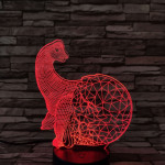 Dinó  Bébi Akció 3D led lámpa