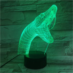 Kígyó 7 színű 3D led lámpa