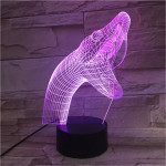 Kígyó 7 színű 3D led lámpa