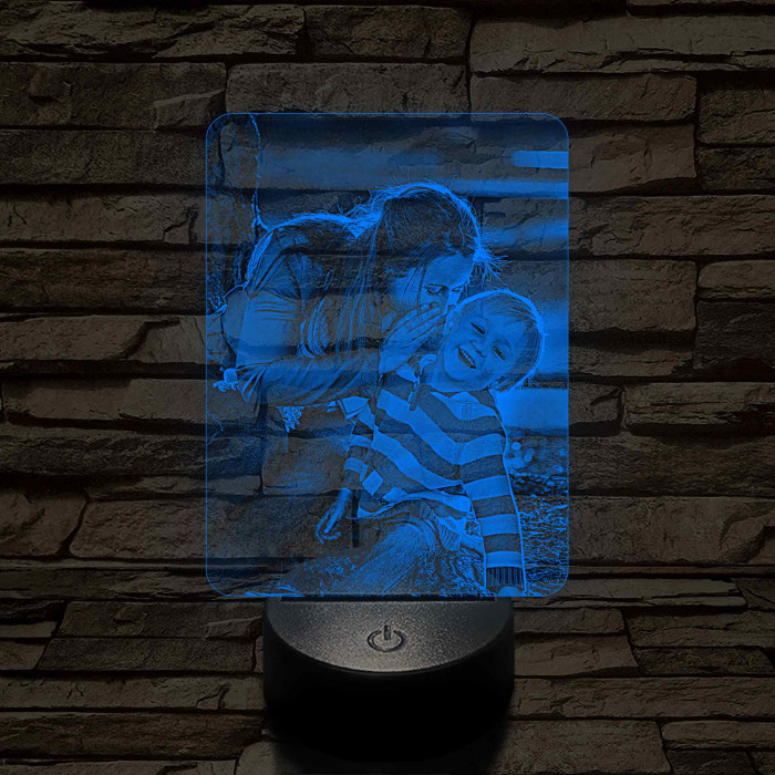 Hasznos Egyedi Ajándék Anyák Napjára 7 színű 3D led lámpa