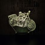 Motor 3  7 színű 3D led lámpa
