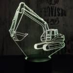 Markoló 2  7 színű 3D led lámpa