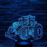 John Deere Traktor 7 színű 3D led lámpa