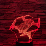 Drón 7 színű 3D led lámpa