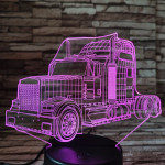 Kamion csőrös 7 színű 3D led lámpa