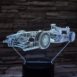 Forma1 3D led lámpa