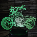 Motor Cruiser 7 színű  3D led lámpa