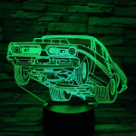 Low rider a táncoló autó 7 színű 3D led lámpa