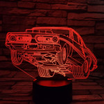 Low rider a táncoló autó 7 színű 3D led lámpa