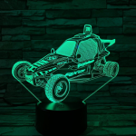 Homokfutó autó 3D led lámpa