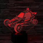 Homokfutó autó 3D led lámpa