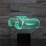 Gyerek autó 7 színű 3D led lámpa