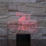 Motor 2 3D led lámpa