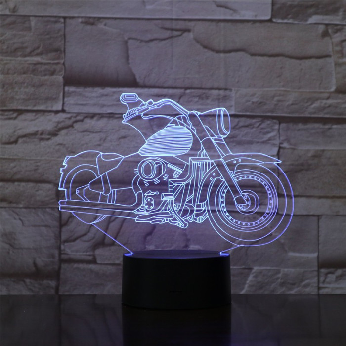 Motor 2 3D led lámpa