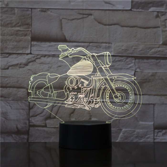 Motor 2 3D led lámpa
