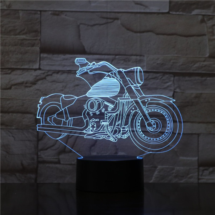 Motor 2 3D led lámpa