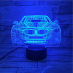 BMW autó 3D led lámpa