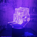 Targonca 7 színű 3D led lámpa