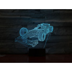 Forma1 autó 3D led lámpa
