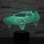 Vissza a Jövőbe 7 színű 3D led lámpa