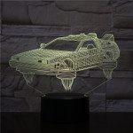 Vissza a Jövőbe 7 színű 3D led lámpa