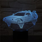 Vissza a Jövőbe 7 színű 3D led lámpa