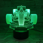 Forma1 7 színű 3D led lámpa