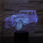 Autó olds mobile 7 színű  3D led lámpa