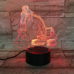 Markoló 7 színű 3D led lámpa