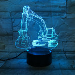 Markoló 7 színű 3D led lámpa