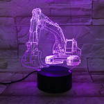 Markoló 7 színű 3D led lámpa