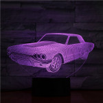 Mustang 7 színű 3D led lámpa