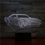 Dodge Challenger 3D led lámpa