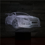 Sport Autó 3D led lámpa