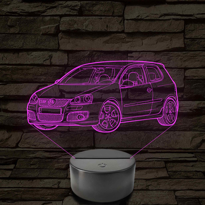 Golf V GTI – 7 színű, színváltós LED lámpa