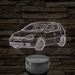 Golf MK V (5 ajtós) – 7 színű, színváltós LED lámpa