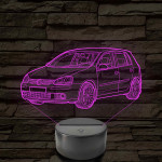 Golf MK V (5 ajtós) – 7 színű, színváltós LED lámpa