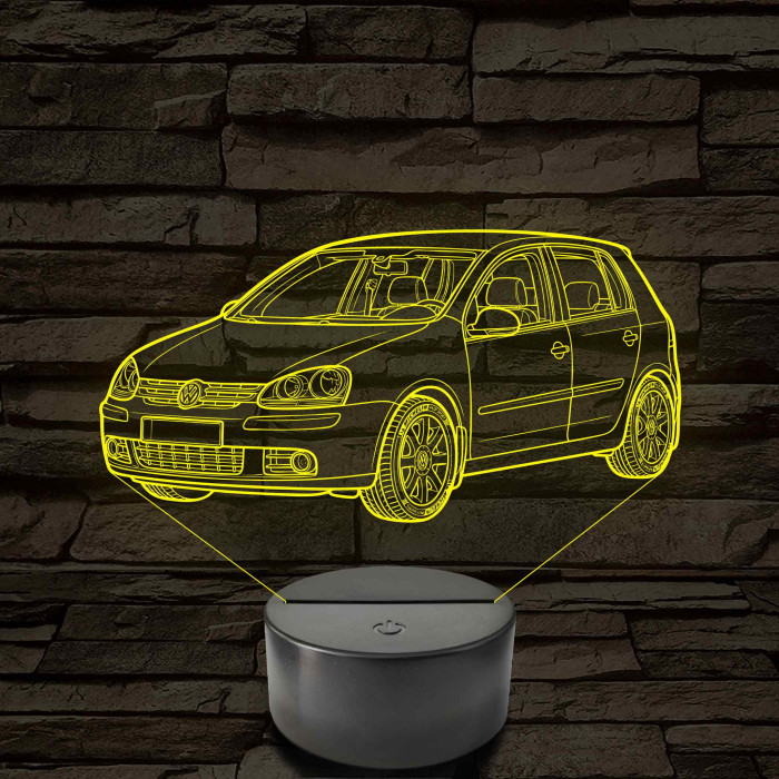 Golf MK V (5 ajtós) – 7 színű, színváltós LED lámpa
