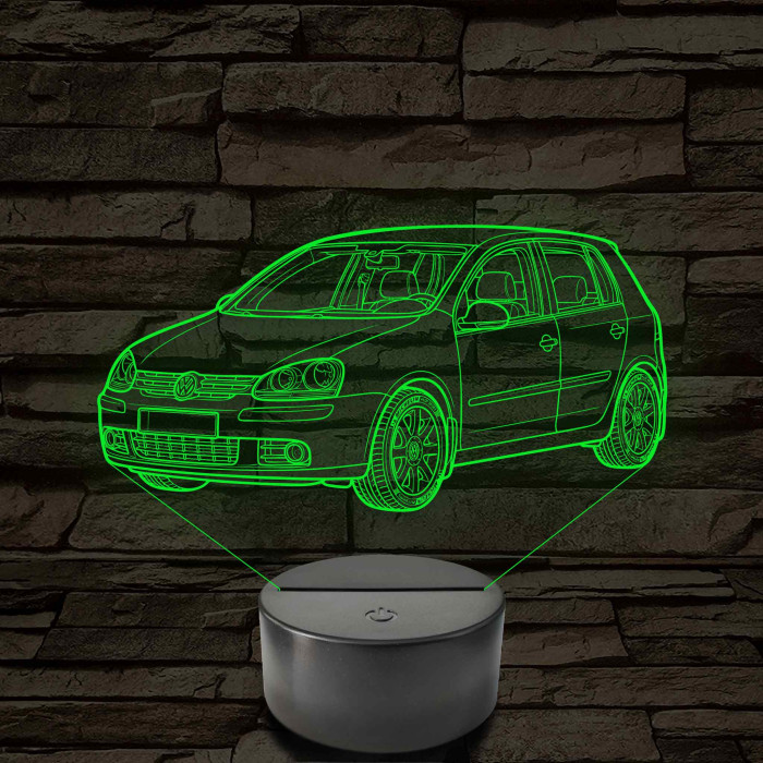 Golf MK V (5 ajtós) – 7 színű, színváltós LED lámpa